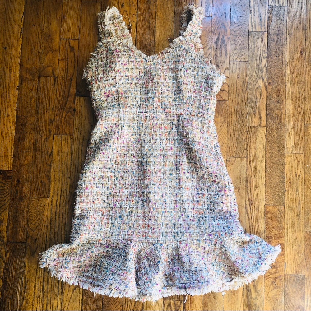 Tweed fitted dress